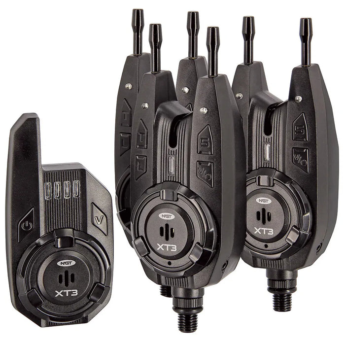 NGT XT-3 3pc Wireless Alarms - Adjustable Volume, Tone, Sensitivity with Receiver