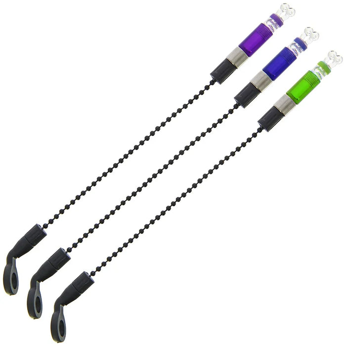 NGT Profiler 3PC Indicator Set - Green, Blue and Purple Indicators with Ball Clip Head