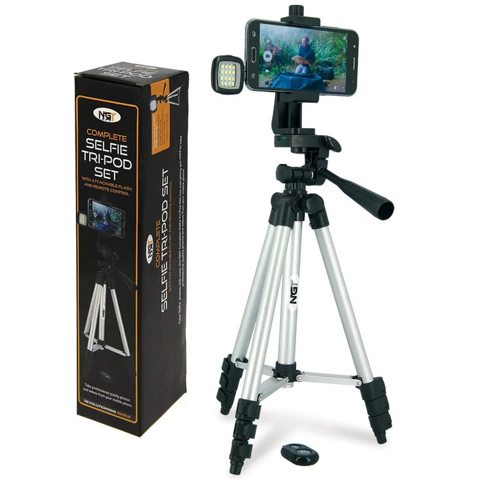 NGT Anglers Selfie Tripod - Includes Remote