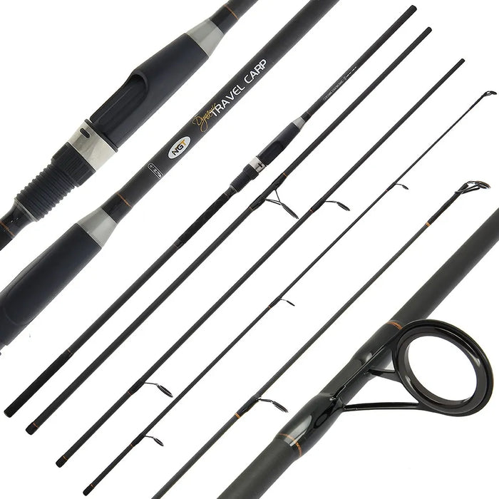 NGT Dynamic Travel Carp - 11ft, 4pc, 2.75lb Travel Carp Rod (Carbon)