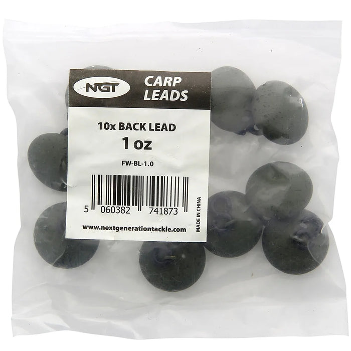 NGT Leads - 1.00oz Saucer Back Lead