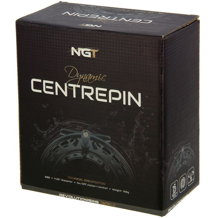 NGT Dynamic Centrepin - 2BB, 4.25" CNC Aluminium Reel